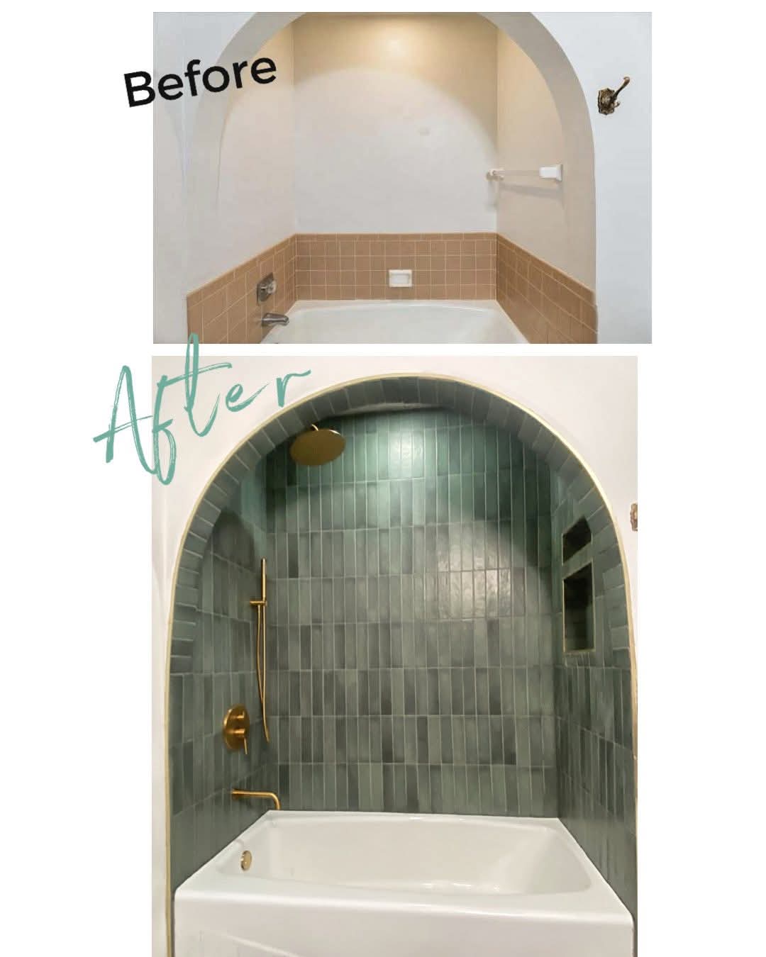 Arched Tub Surround